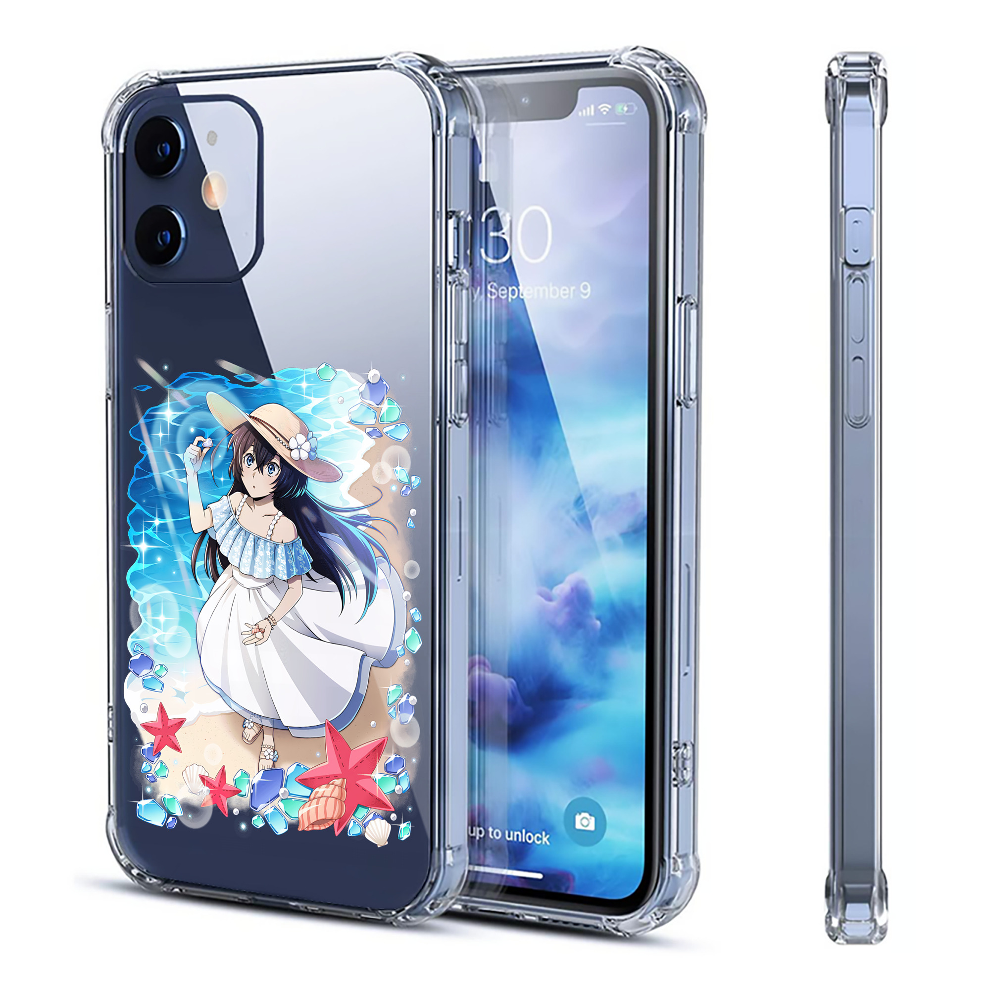 （画像用） 文豪ストレイドッグス Bungo Stray Dogs 【iPhone 12シリーズ対応】透明スマホケース（クリアソフトケース）